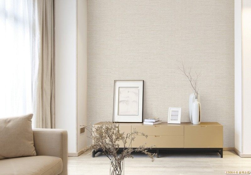 Giấy dán tường với vân ziczac mang lại một vẻ đẹp rất lạ và bắt mắt